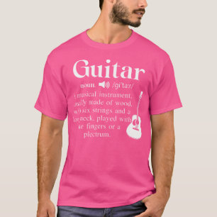 Funny Music Guitar Noun-definition för Orchestra T Shirt