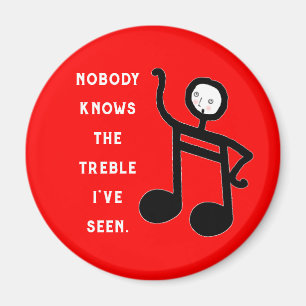 Funny Music Magnet