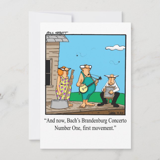 Funny Music School Studenten-inbjudan Inbjudningar (Framsida)