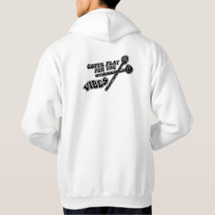 Funny Music Spelar Vibraphone Mallets Instrument Hoodie