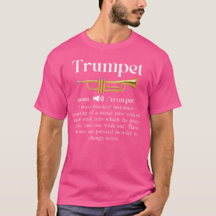 Funny Music Trumpet Noun Definition - för Orchestr T Shirt