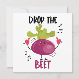 Funny Musical Beet Pun Anteckningskort