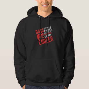 Funny Musician I Rhythm I Bass Guitar Hoodie