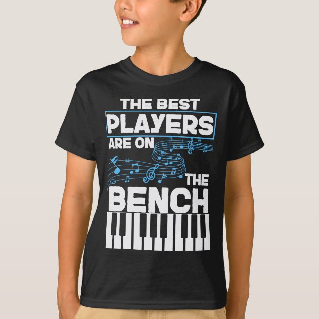 Funny Musician Tangentbord Piano Player T Shirt (Framsida)