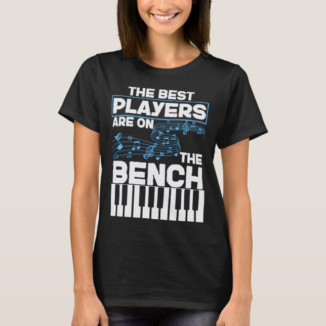 Funny Musician Tangentbord Piano Player T Shirt (Framsida)