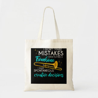 Funny Musician Trombone Player Gift Trombone Tygkasse
