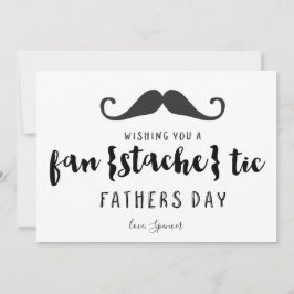 Funny Mustache Fars dag Kort