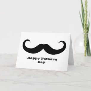 Funny Mustache Lycklig Fars dag Kort