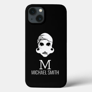 Funny Mustache Monogram