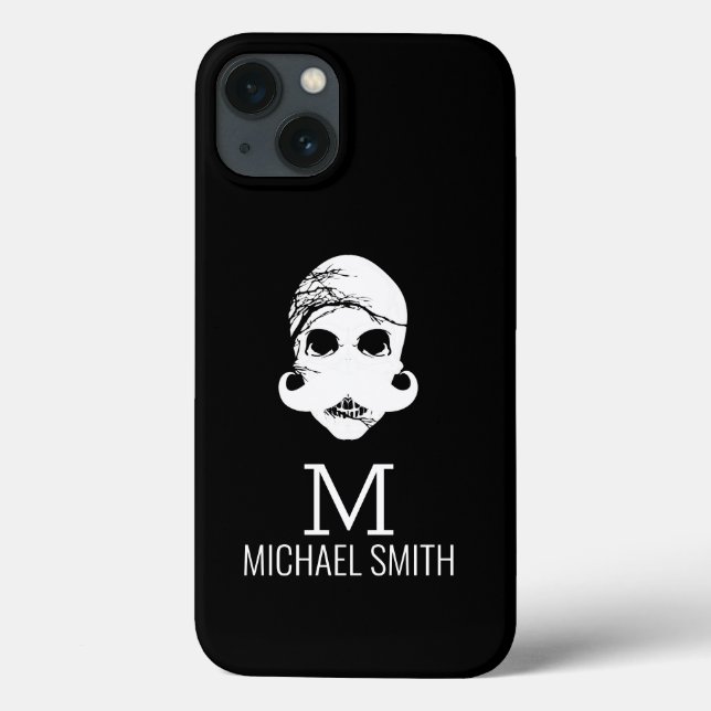 Funny Mustache Monogram (Baksida)