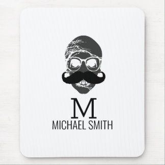 Funny Mustache Monogram #2 Musmatta