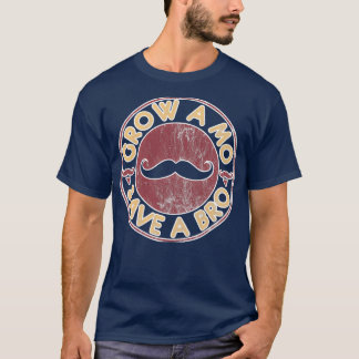 Funny Mustache Mustache Grow A Mo 1 T Shirt