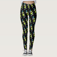 Funny Mustache Pickle spelar upp Pickleball Black