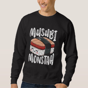 Funny Musubi Älskare Onigiri Omusubi Ris Japanska  Lång Ärmad Tröja