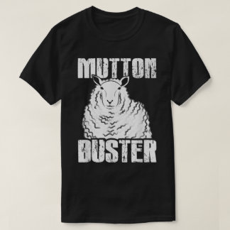 Funny Mutton Buster Sheep Rodeo Humor Design T Shirt