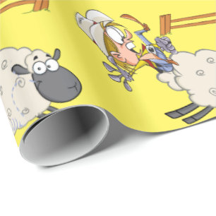 Funny Mutton Bustin Kid Presentpapper