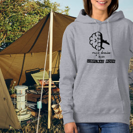 Funny My Brain is on Airplane Mode Coworker Simple T Shirt