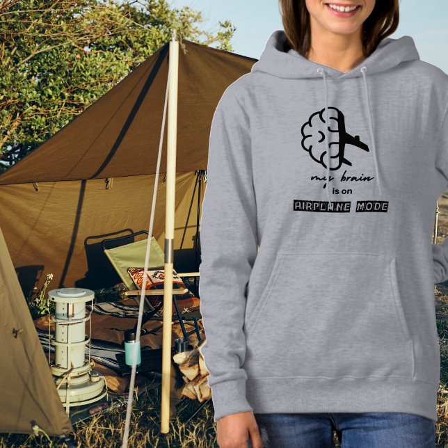 Funny My Brain is on Airplane Mode Coworker Simple T Shirt (Skapare uppladdad)