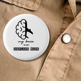 Funny My Brain is on Airplane Mode Coworker Travel Knapp