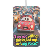 Funny "My Driving Voice" Stressed Car Air Freshene