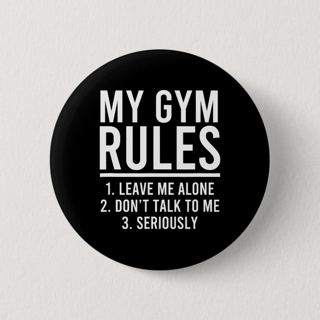 Funny My Gym Regler Knapp (Framsida)