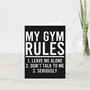 Funny My Gym Regler Kort
