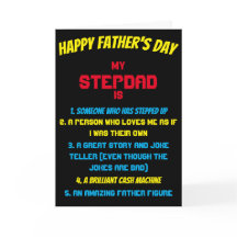 Funny My Stepdad Quote Fars dag