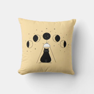 Funny Mystic Cat Phases Kudde