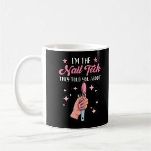 Funny Nagel Tech Emlpoyee Maniboycoworking Kaffemugg