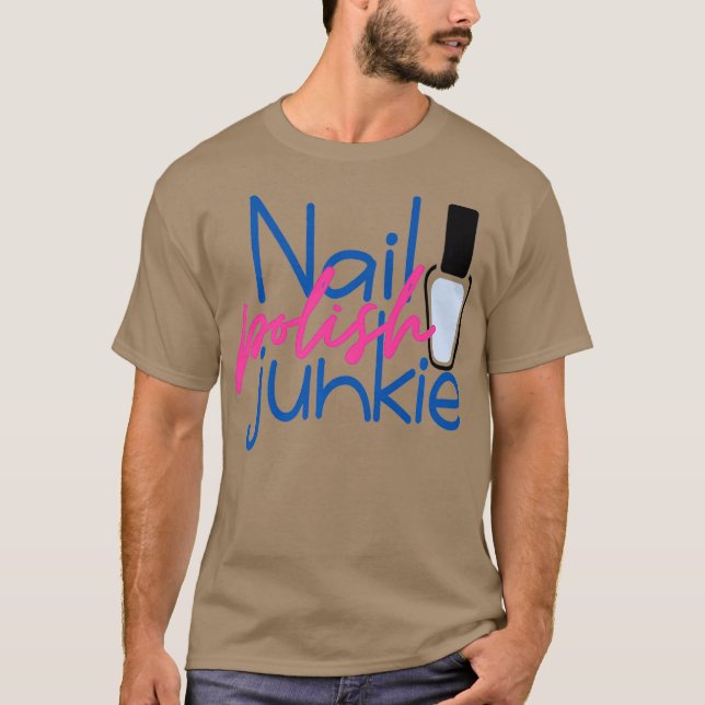 Funny Nagel Tech Shirt Dam Manicurist Gift T (Framsida)