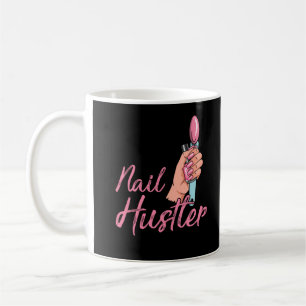 Funny Nail Technician Emlpoyee Manicuch Coworking Kaffemugg