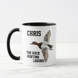 Funny Name Duck Hunting Legend Canvasback Sports Mugg
