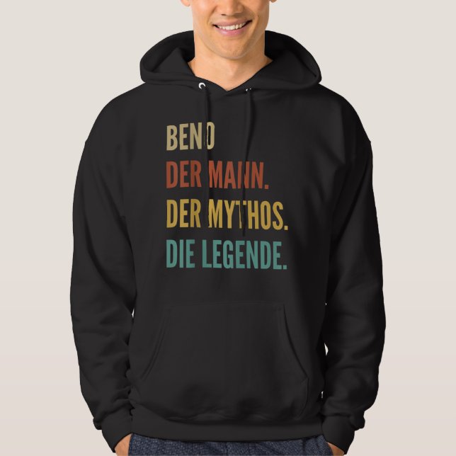Funny Namn-design - Beno Hoodie (Framsida)