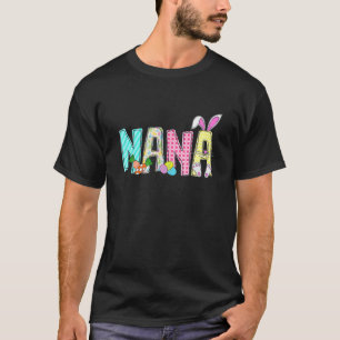 Funny Nana Bunny Öron Rabbit Påsk Family Matchin T Shirt