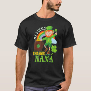 Funny Nana Paddy Day St Patricks Lucky Charms Call T Shirt