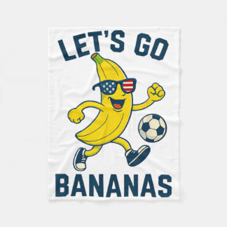 Funny Nana Soccer Cartoon Kicking Ll Usa Flag Gles Fleecefilt