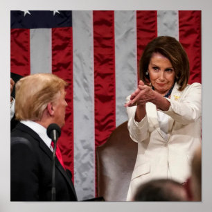 Funny Nancy Pelosi Trump Democrat Policy Parody Poster