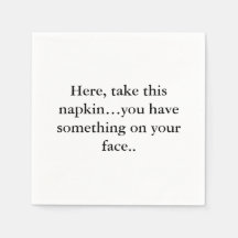 Funny Napkin-text