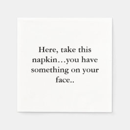 Funny Napkin-text Pappersservett