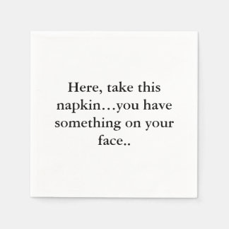 Funny Napkin-text Pappersservett