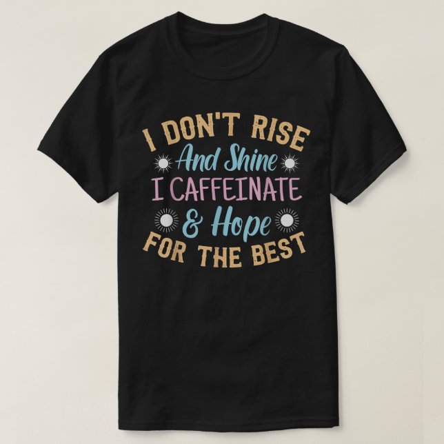 Funny Napper och Nattel Uggla-design för ett sent  T Shirt (Design framsida)
