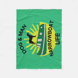 Funny Narrowboat | Kanalbåtar | British Cannel M Fleecefilt