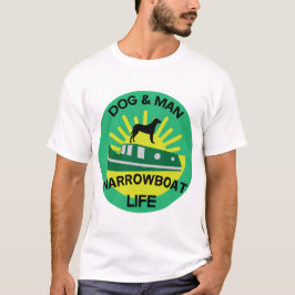 Funny Narrowboat | Kanalbåtar | British Cannel M T Shirt