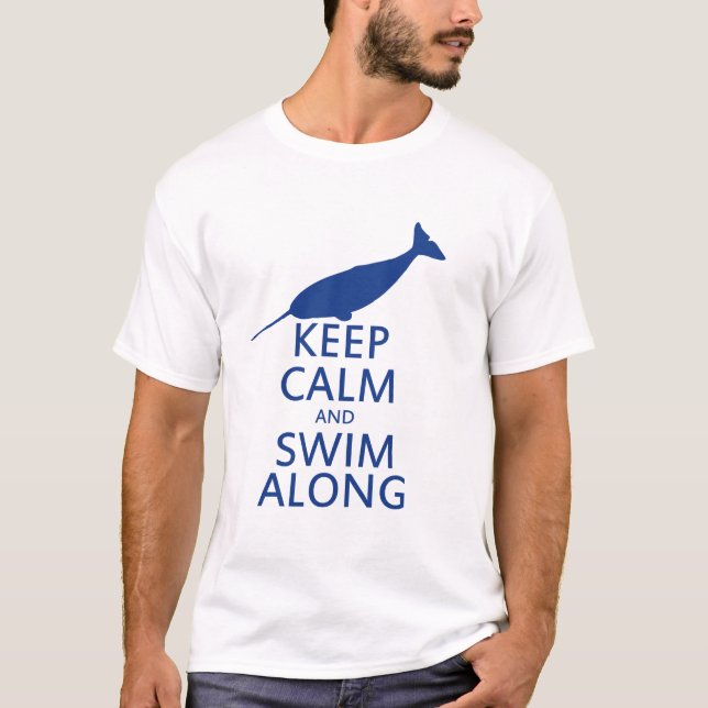 Funny Narwhal Humor Tee (Framsida)