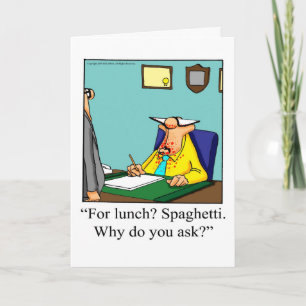 Funny National Chef's Day Card ’Spectickles’ Kort