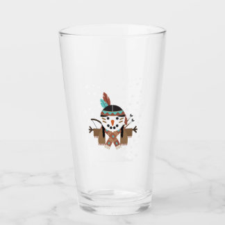 Funny Native American julgran dekorations Glaskopp