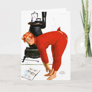 FUNNY NAUGHTY CHRISTMAS CARD FOR WIFE KORT