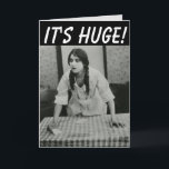 FUNNY NAUGHTY WOMAN BIRTHDAY HUGE CARD KORT<br><div class="desc">DET ÄR MYCKET. GAINT FUNNY CARD</div>