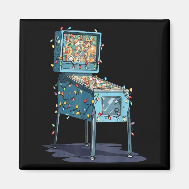 Funny Nball Machine Christmas Graphics Lights Love Magnet (Framsidan)