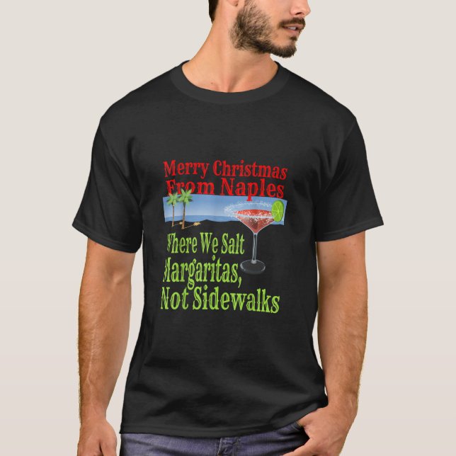 Funny Neapel Florida jul Vacation Beach Gif T Shirt (Framsida)